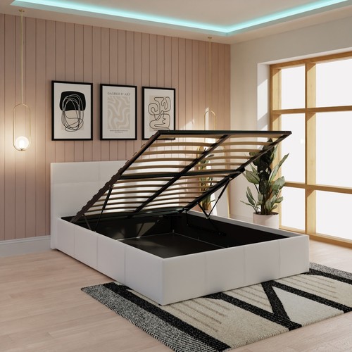 End lift ottoman bed 4ft - end,