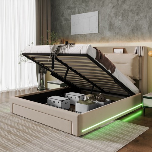 Ottoman storage gas - ottoman, lift