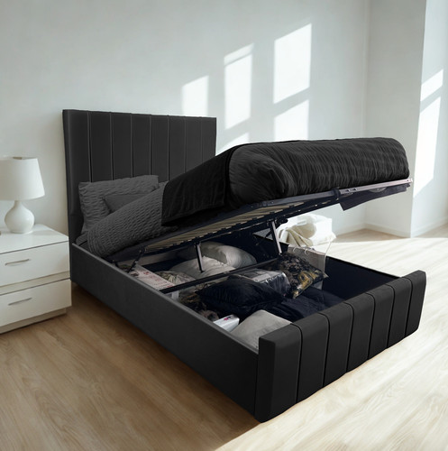Ottoman storage gas lift - ottoman, up